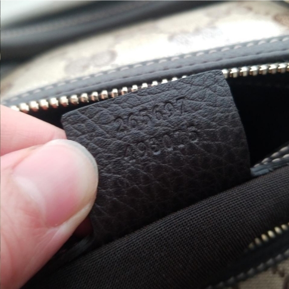 NWOT Authentic Gucci GG Monogram Supreme Crystal Joy Boston Satchel Bag - Picture 9 of 11